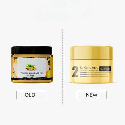 Turmeric & Kojic Acid Cleansing Pads (50 Pads)