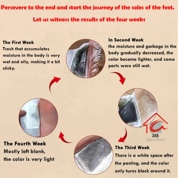 100% 🥉 Pure Sole Herbal & Gentle Ingredient Detox Foot Pads  BUY 10 GET 20 FREE (Pack of 30)