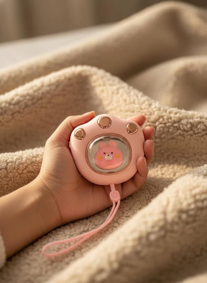 Eco-Friendly Cat Paw Hand Warmer: USB, Reusable & Long-Lasting