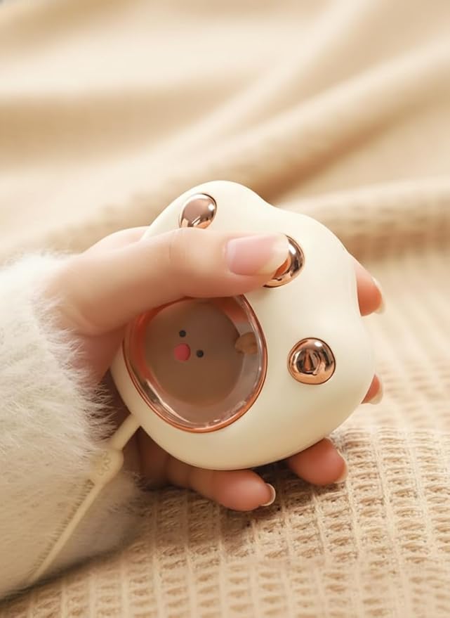 Eco-Friendly Cat Paw Hand Warmer: USB, Reusable & Long-Lasting