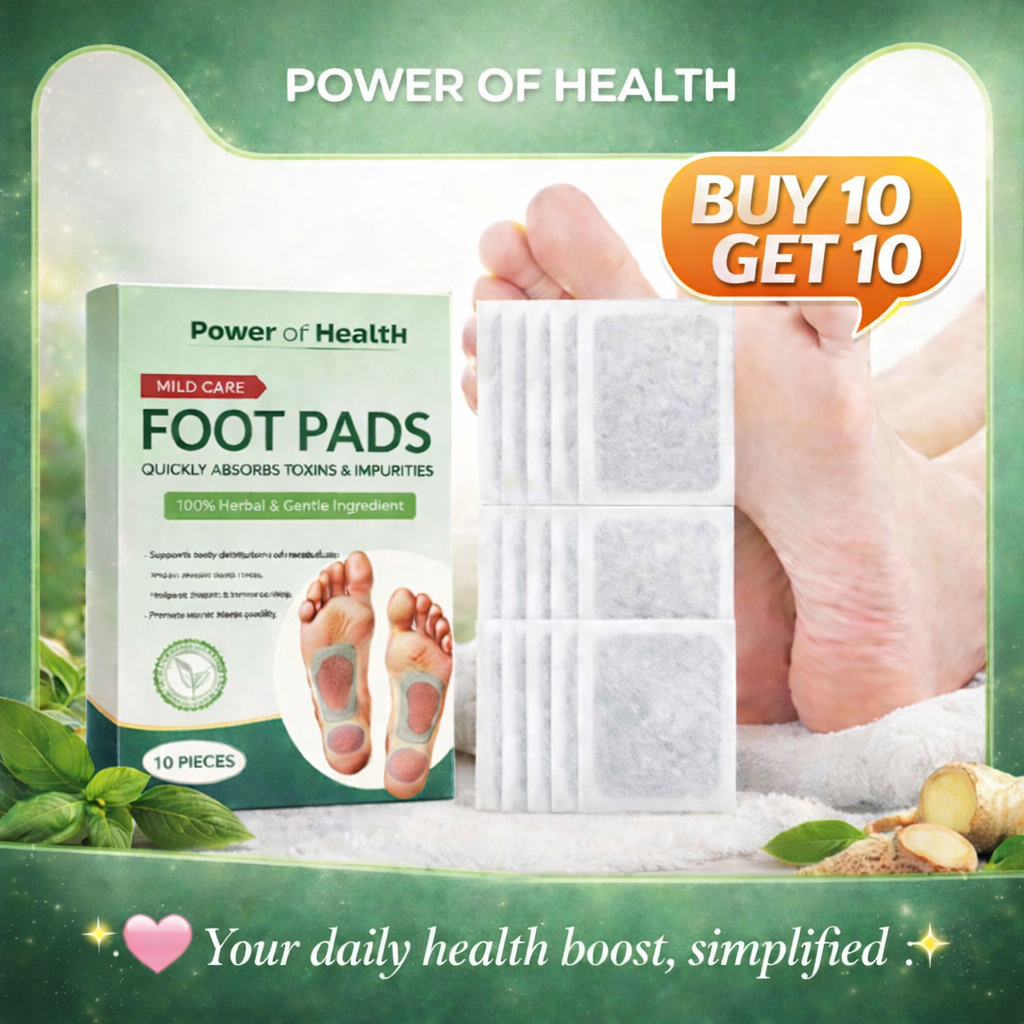 100% 🥉 Pure Sole Herbal & Gentle Ingredient Detox Foot Pads  BUY 10 GET 20 FREE (Pack of 30)