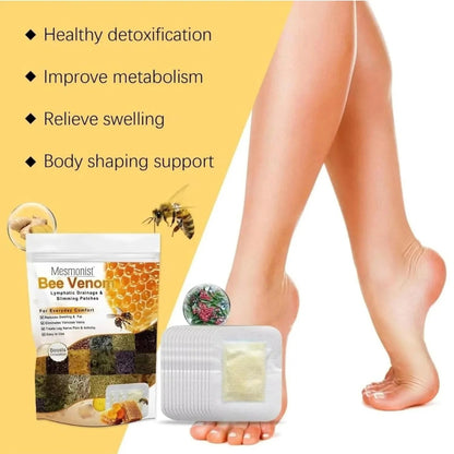 Bee Venom Lymphatic Drainage & Slimming Foot Patches (Buy 10 Get 10 Free)